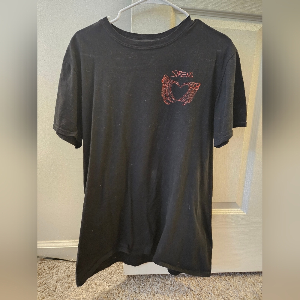 Sleeping With Sirens Band Tee Black Graphic T-Shirt